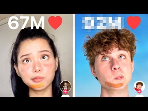 I Recreated 100 Viral TikToks thumbnail