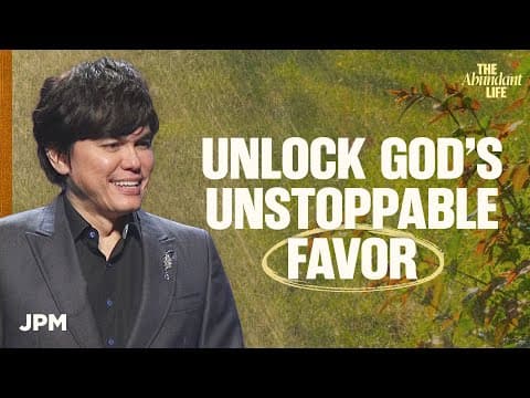 God’s Unmerited Favor: From Messing Up to Leveling Up | Joseph Prince Ministries thumbnail