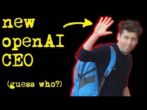 Will Sam Altman Start a New Company After OpenAI? thumbnail