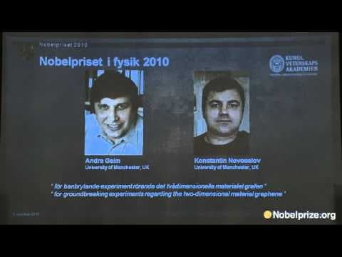 2010 Nobel Prize in Physics Announcement thumbnail