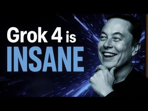 Mind Blowing Grok-4 Just Dropped (FINALLY!) thumbnail