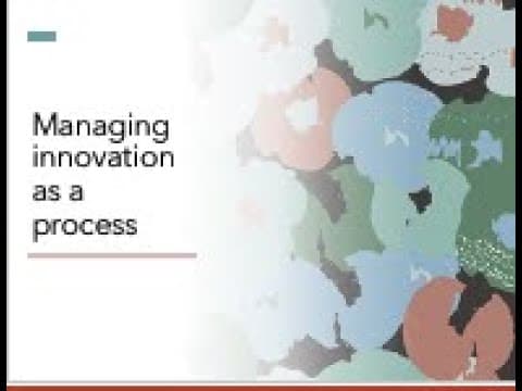 Managing innovation as a process thumbnail