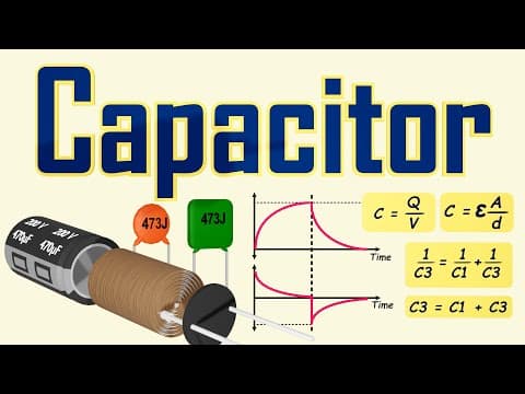 Capacitor Explained : Calculations | Series | Parallel | Charging | Discharging thumbnail