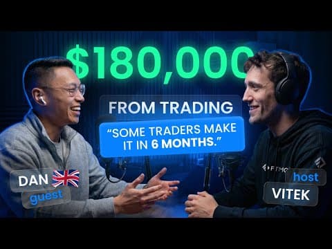 FTMO Trader Daniel: From Struggle to $180,000 in Rewards thumbnail