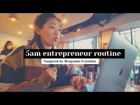 How to Follow Benjamin Franklin's Daily Schedule for Productivity thumbnail