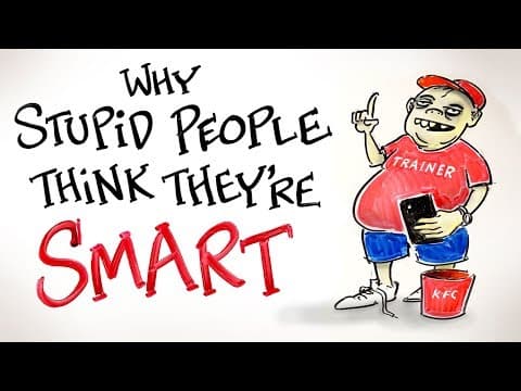 The Dunning-Kruger Effect - Cognitive Bias - Why Incompetent People Think They Are Competent thumbnail