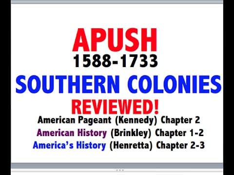 American Pageant Chapter 2 APUSH Review (Period 2) thumbnail