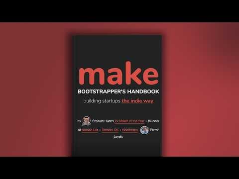 I read 200 pages Make, Pieter Levels + Hacked his $235k/m Framework thumbnail