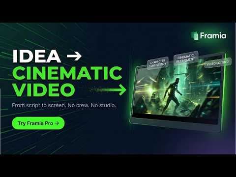 This AI Agent Builds Videos, Images, Voiceovers and Music | Framia Pro thumbnail