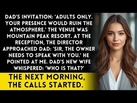 Dad's Wedding Said 'Don't Attend' - Then Security Called Me 'Owner' thumbnail