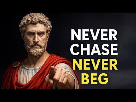 NEVER Chase · NEVER Beg · NEVER Explain — Your Silence Becomes Your Superpower | STOICISM thumbnail