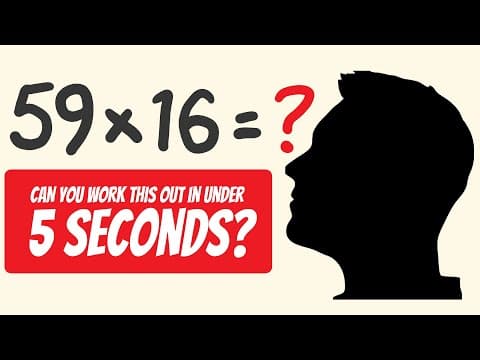 How to Multiply Quickly Using Subtraction thumbnail