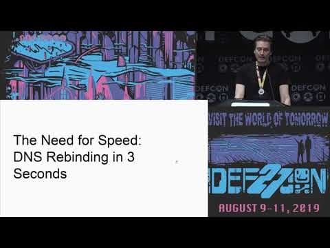 Gerald Doussot - State of DNS Rebinding Attacks & Singularity of Origin - DEF CON 27 Conference thumbnail