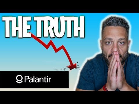 We NEED to talk about Palantir stock (PLTR) | IS PALANTIR CRASHING? thumbnail