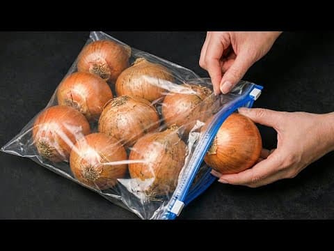 How to Store Onions for a Whole Year Without Rotting or Sprouting! | Click DIY thumbnail