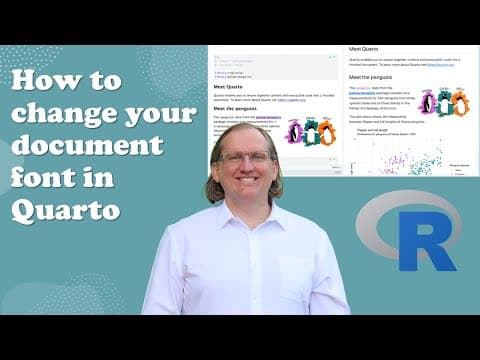 How to Change the Font in Quarto Documents thumbnail