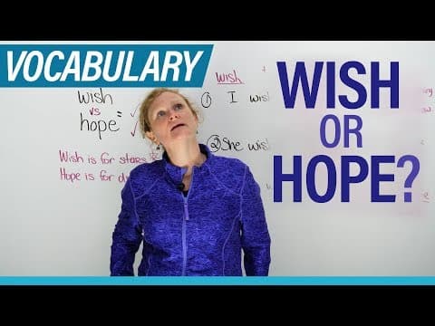 WISH & HOPE: What's the difference? thumbnail
