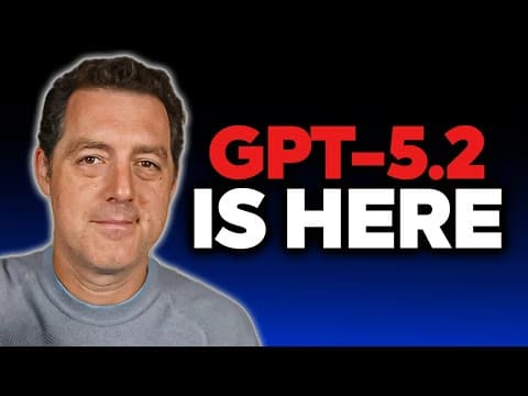 OpenAI just dropped GPT-5.2... (WOAH) thumbnail