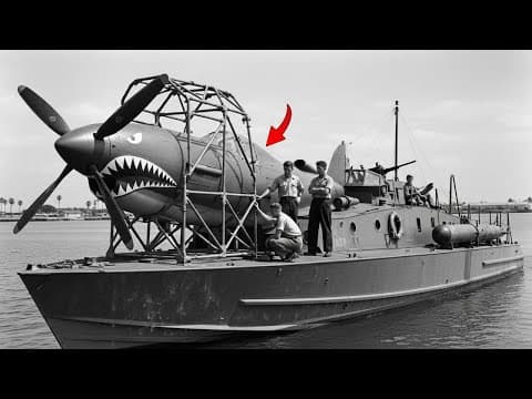 When They Put a P-39 Nose on a Tiny Boat — Japanese Called Them "Devil Boats" thumbnail
