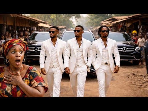 She Fed Homeless Triplets Everyday, Years later 3 Mercedez-benz Pulled Up To Her Shop thumbnail