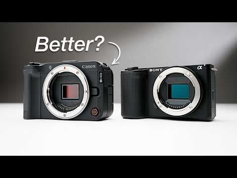 Best Camera for YouTube? Canon R50V vs Sony ZV-E10 II thumbnail