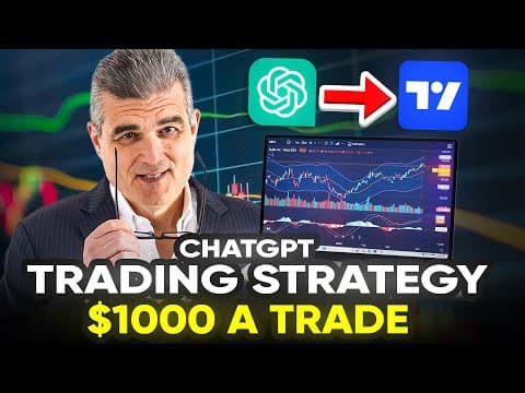 How I Use ChatGPT AI to Make a $1000 Per Trade Trading Strategy (STEP BY STEP) thumbnail