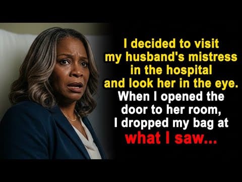 I Decided To Visit My Husband's Mistress In The Hospital. But When I Opened The Door To Her Room... thumbnail