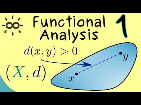 Functional Analysis 1 | Metric Space - How to Measure Distances? thumbnail