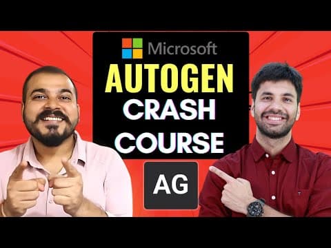 Agentic AI With Autogen Crash Course Ft: @tech.mayankagg thumbnail
