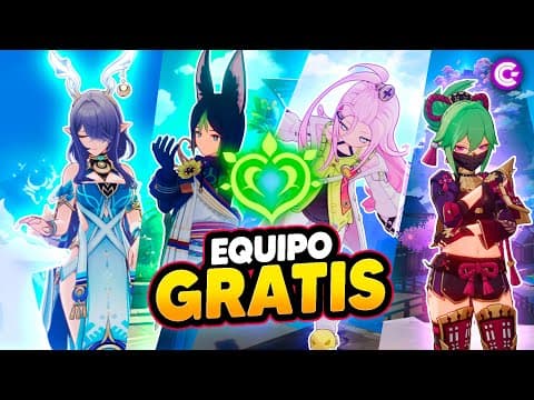 ✅EQUIPO GRATIS ROTISIMO..!! Hyperbloom F2P de LAUMA☘️ - Genshin Impact thumbnail