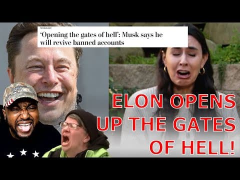 Taylor Lorenz MELTS DOWN Over Elon Musk UNBANNING Almost All Accounts & NUKING ANTIFA On Twitter! thumbnail