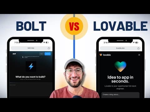 Bolt vs Lovable: which AI app builder comes out on top? thumbnail