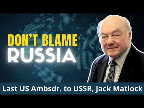 LEGENDARY US-Ambassador Reveals TRUTHS About Georgia, Europe, and the USA  | Jack Matlock thumbnail