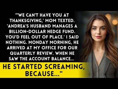 Mom Texted 'Skip Thanksgiving Your Cousin's Husband Runs A Hedge Fund' He Manages My $95M Portfolio thumbnail