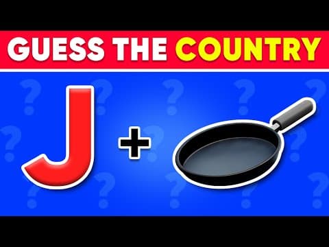 Guess the COUNTRY by Emoji? 🌎🚩 Emoji Quiz | Quiz Kingdom thumbnail