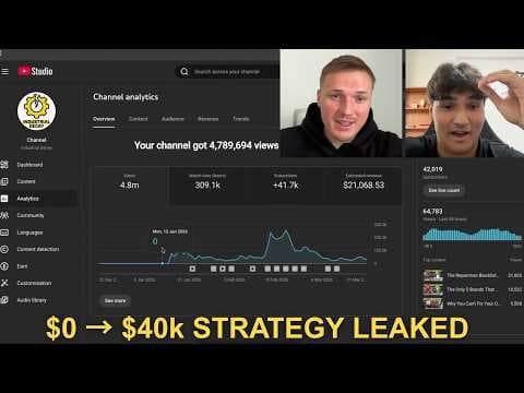 this 17-year-old makes $40K/mo with these AI faceless youtube channels thumbnail