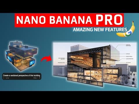 NEW Nano banana PRO – Best AI editing for Architecture – FULL Guide thumbnail