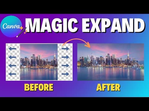 How to Use Canva Magic Expand for Photo Resizing thumbnail