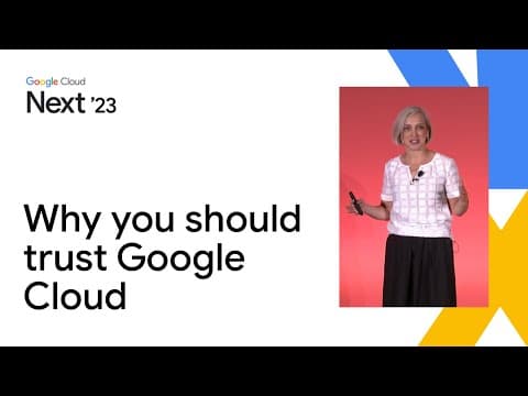 Why you should trust Google Cloud thumbnail