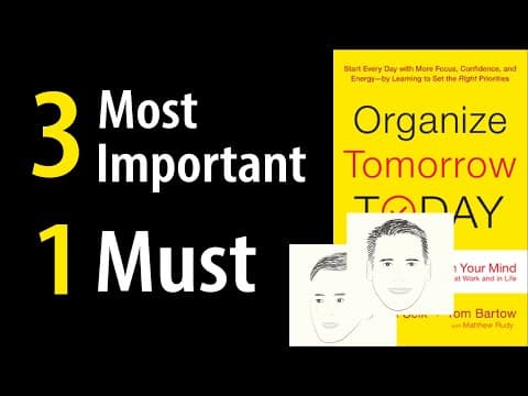 ORGANIZE TOMORROW TODAY by Jason Selk & Tom Bartow | Core Message thumbnail