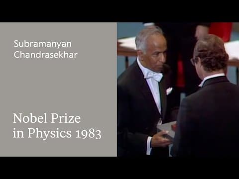 1983 Nobel Laureate in Physics, Subramanyan Chandrasekhar thumbnail
