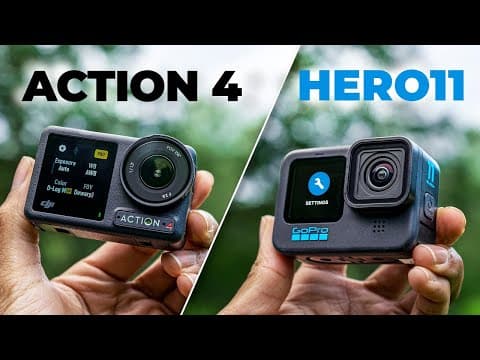 BEST Action Camera? DJI Osmo Action 4 vs GoPro Hero 11 thumbnail
