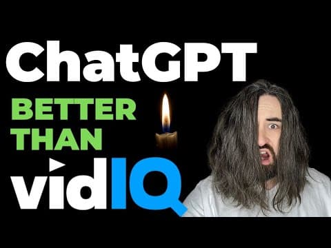 How Does ChatGPT Outperform VidIQ for YouTube Growth? thumbnail