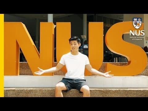Day In The Life Of A Singapore Exchange Student - NUS Dorm/Campus Tour thumbnail