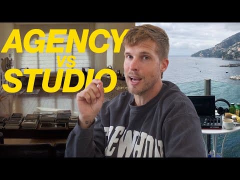 Freelance vs Agencies vs Creative Studios (becoming an entrepreneur as a creative) thumbnail