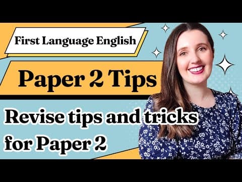 Paper 2 Tips 🌟 First Language English IGCSE 0500/0990🌟 thumbnail
