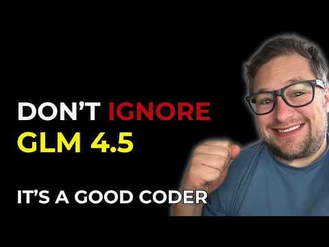 This open weight model is a coding beast.. GLM 4.5 thumbnail