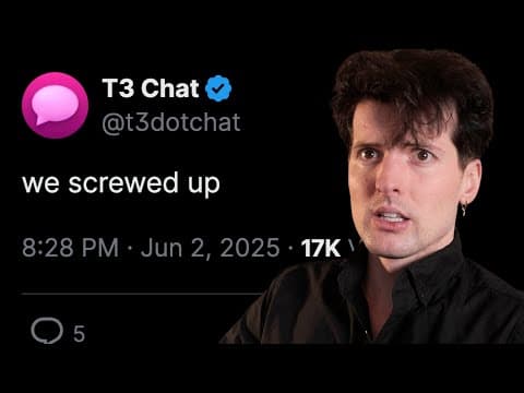 How Did T3 Chat's Database Migration Cause an Outage? thumbnail
