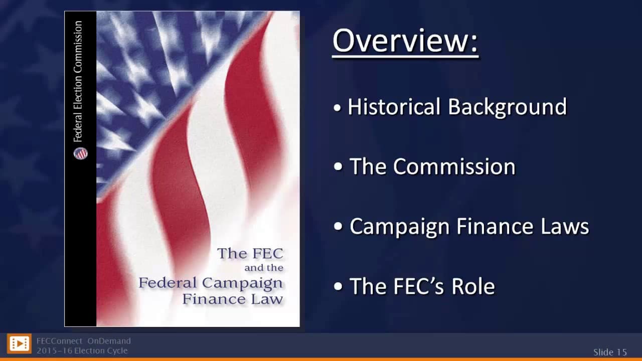 The FEC and the Federal Campaign Finance Law | Glasp