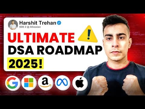 How to Learn DSA in 2025 | Complete Roadmap thumbnail
